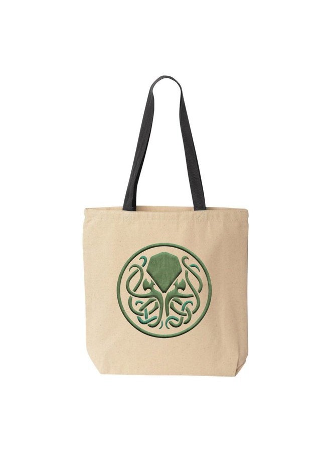 Cthulhu Celtic Canvas Tote