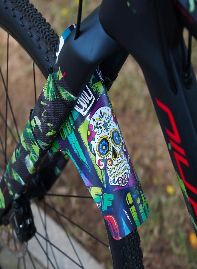 CNC Mountain Bike Fender,MTB Mud Guard,2PCS Front and Rear Bike Mudguard Fits 26", 27.5", 29" Bicycle/Road/Kids/Fat Bike Fork.(CKL) - Image 5