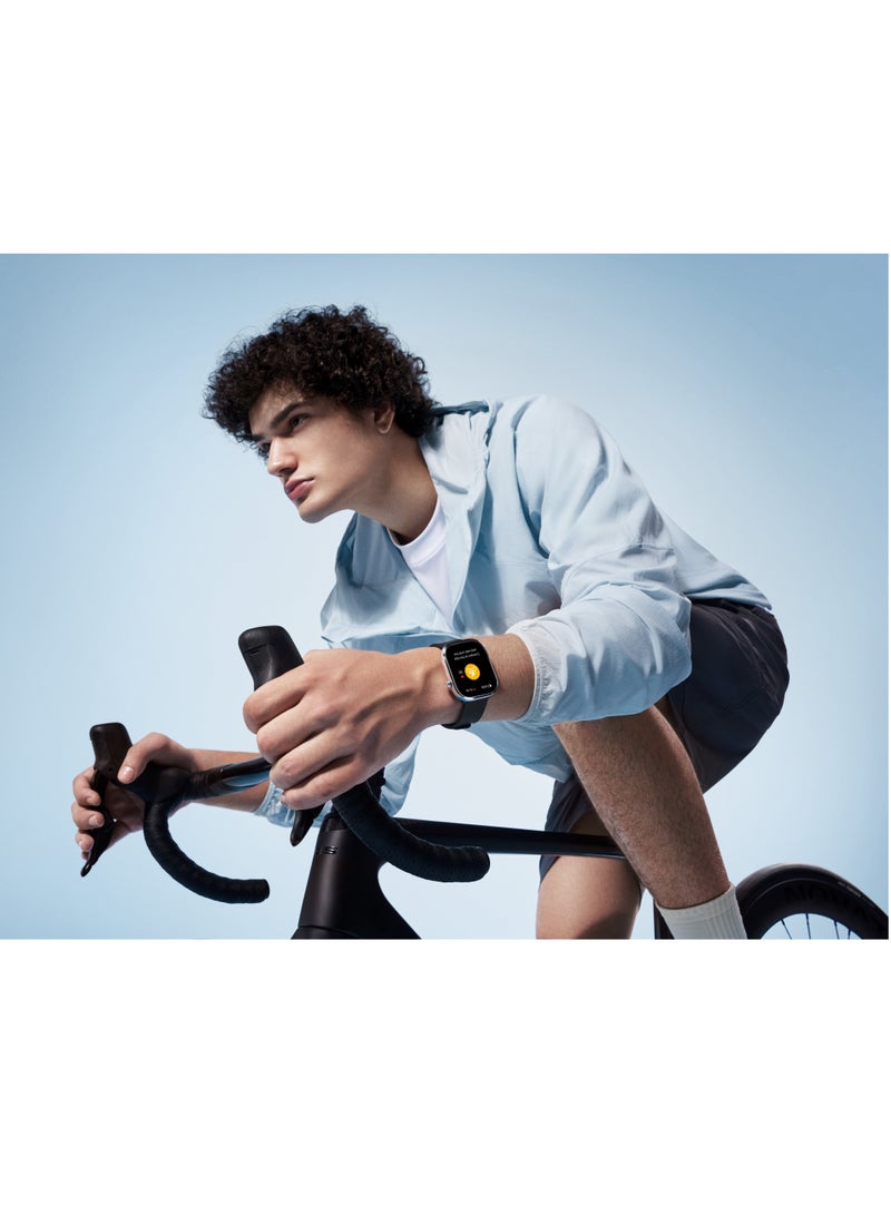 Mibro Watch C4 Silver, Made of Metal + PC&GF, 2.01-inch TFT Screen, Bluetooth Calls, 300mAh Battery, 2ATM Water Resistance, Over 100 Sport Modes - Image 5