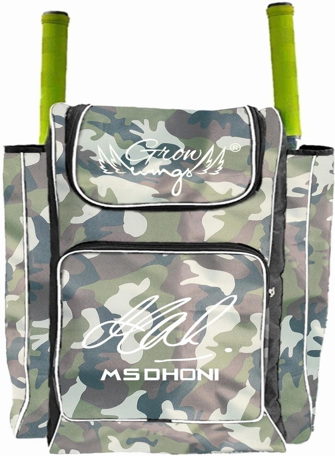 Grow wings Duffle Backpack Cricket Kit Bag for Player Large Professional Cricket Kit Bag-Sports with Bat Pocket (Multi) - Image 1
