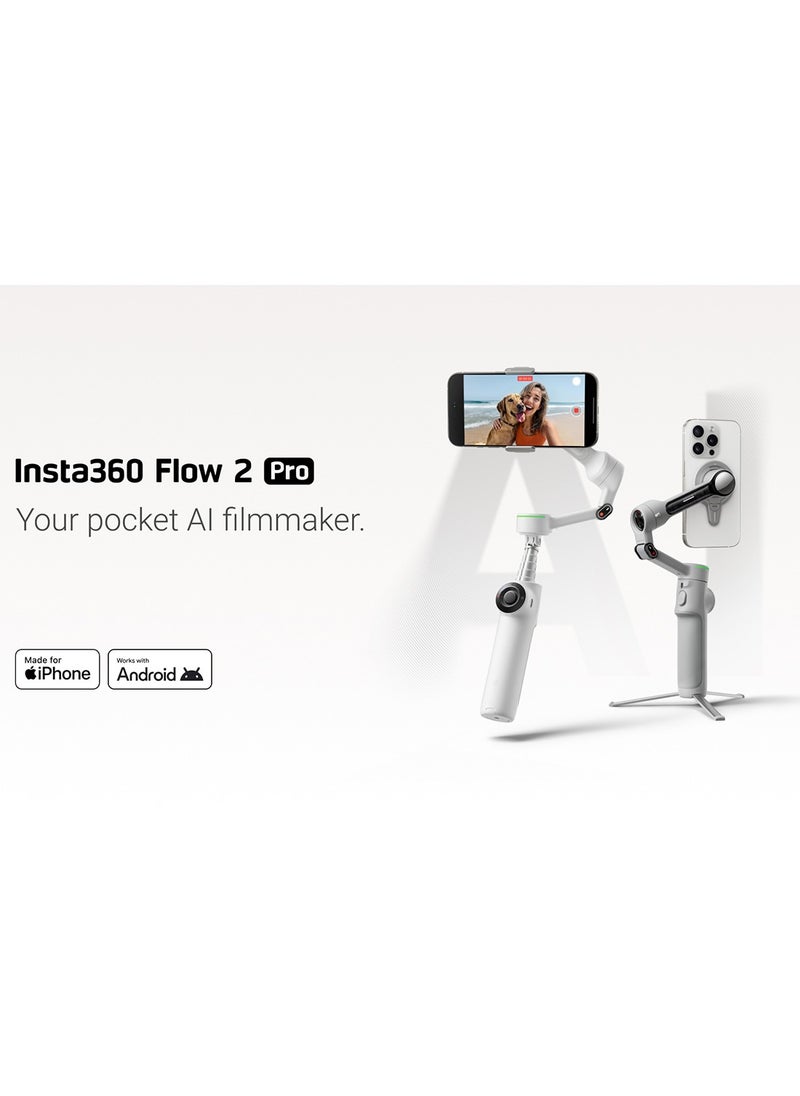 Insta360 - Flow 2 Pro Summit White - Image 1