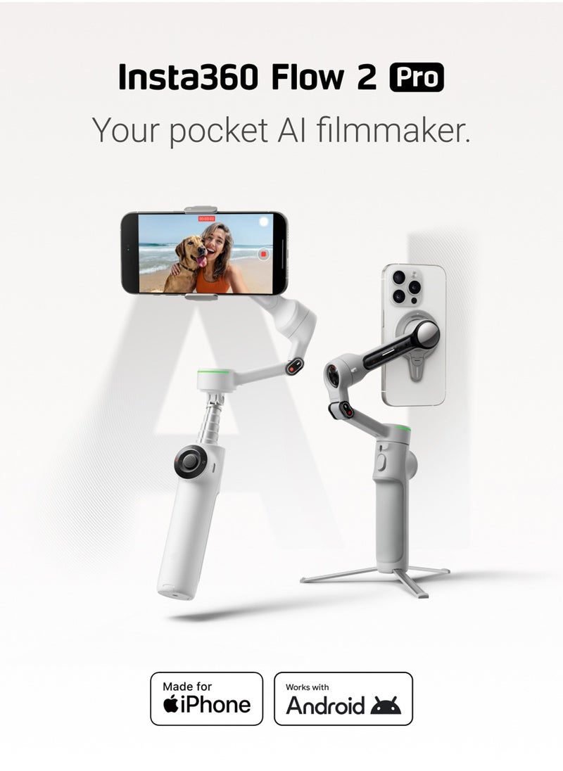 Insta360 - Flow 2 Pro Summit White - Image 1