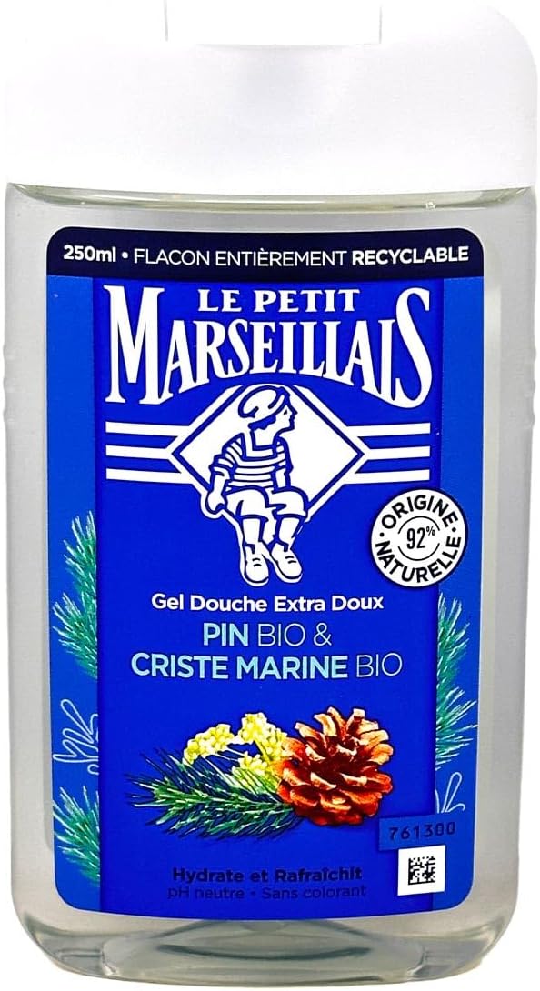 Le Petit Marseillais Shower Gel for Men Pine and Sea Fennel 250 ml by Le Petit Marseillais
