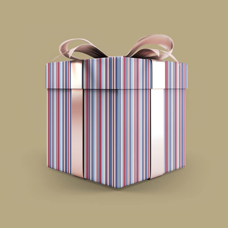 Dovetail Candy Cane Gift Wrapping Paper Sheet Pack of 6 - Image 4