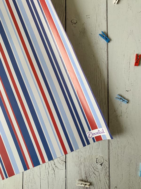 Dovetail Candy Cane Gift Wrapping Paper Sheet Pack of 6 - Image 5