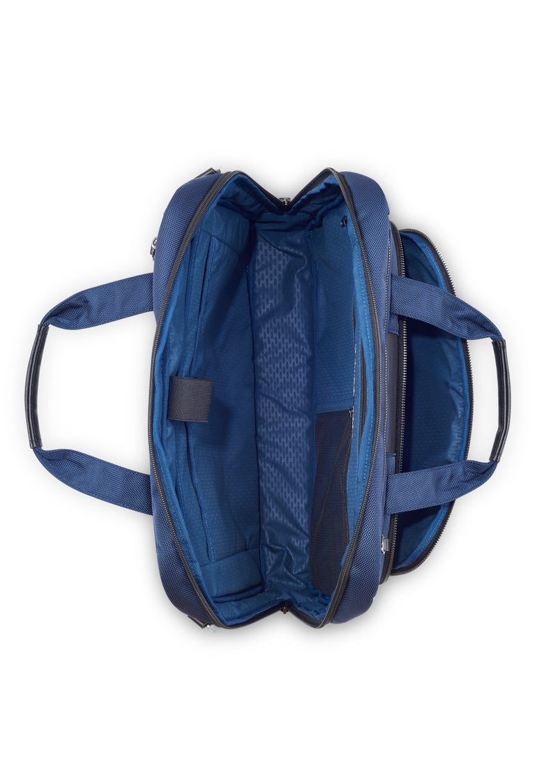 DELSEY Paris - Wagram 1 Comparment Satchel Breifecase 15.6 inch Navy Blue - 00119916002 - Image 1