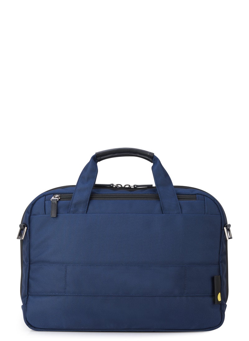 DELSEY Paris - Wagram 1 Comparment Satchel Breifecase 15.6 inch Navy Blue - 00119916002 - Image 1