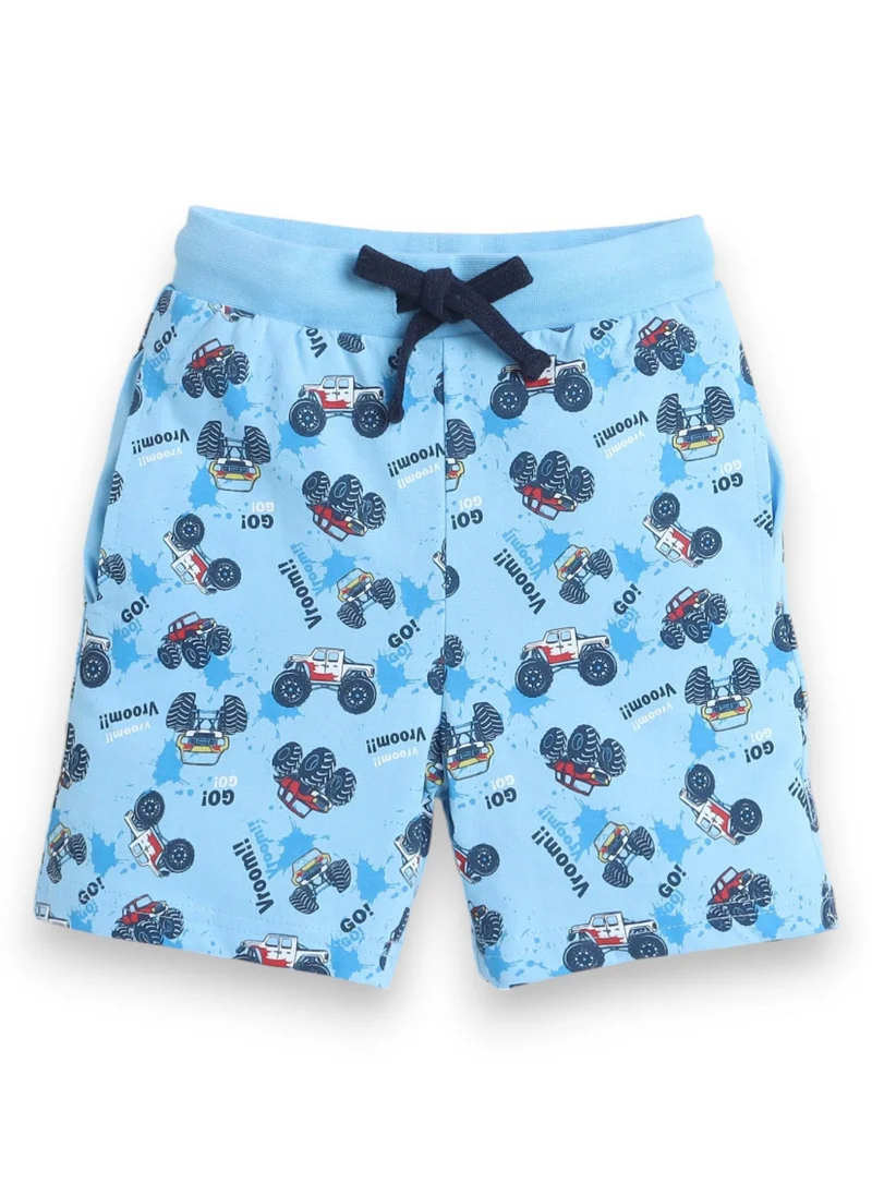 victor and jane Victor and Jane - All-Over Printed T-shirt and Shorts Pyjama Set