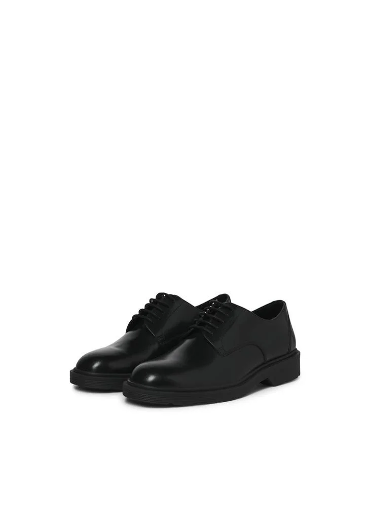 JACK & JONES Anthracite Dax Formal Lace Ups for Men | Best Price UAE