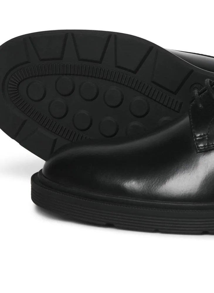 JACK & JONES Anthracite Dax Formal Lace Ups for Men | Best Price UAE