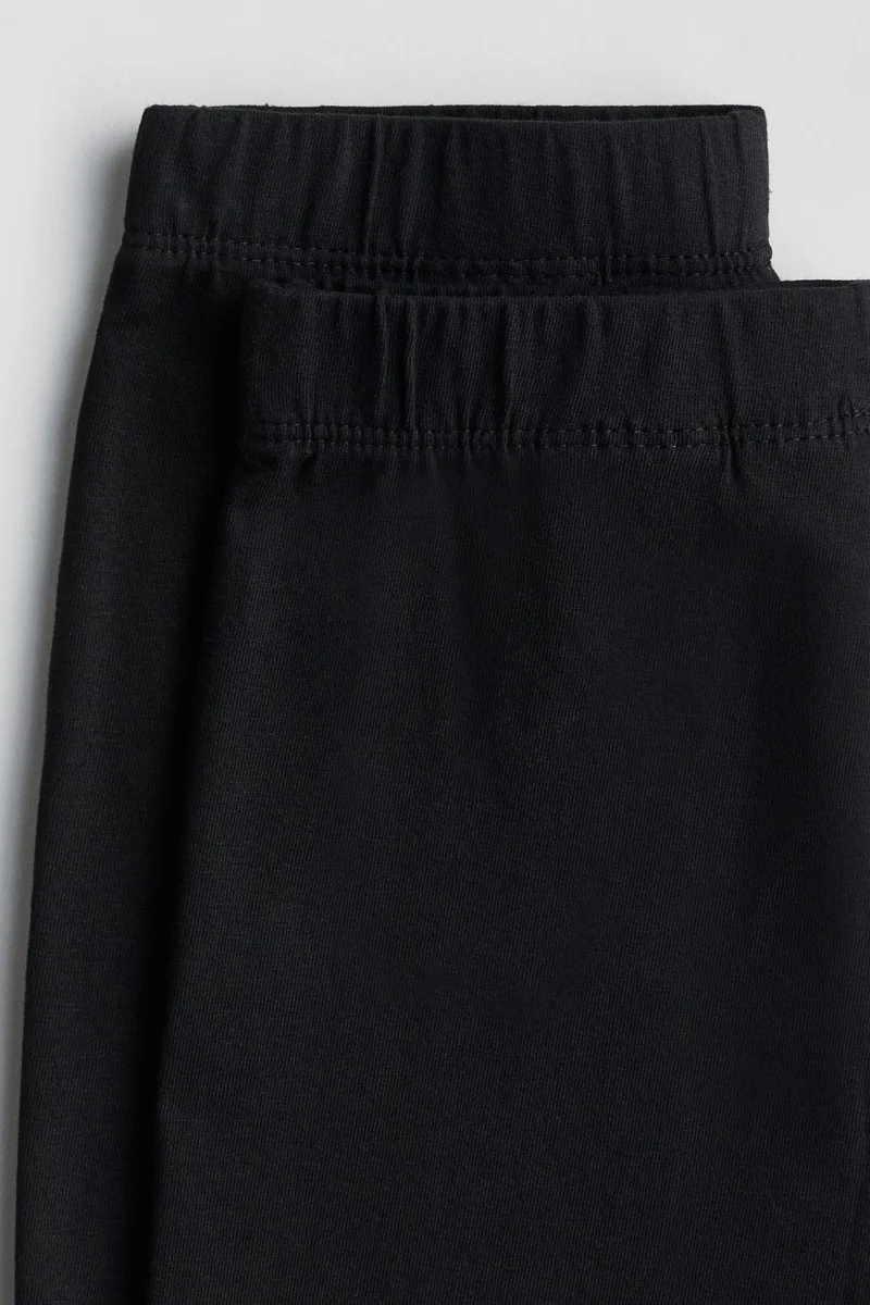H&M 2-pack jersey capri leggings