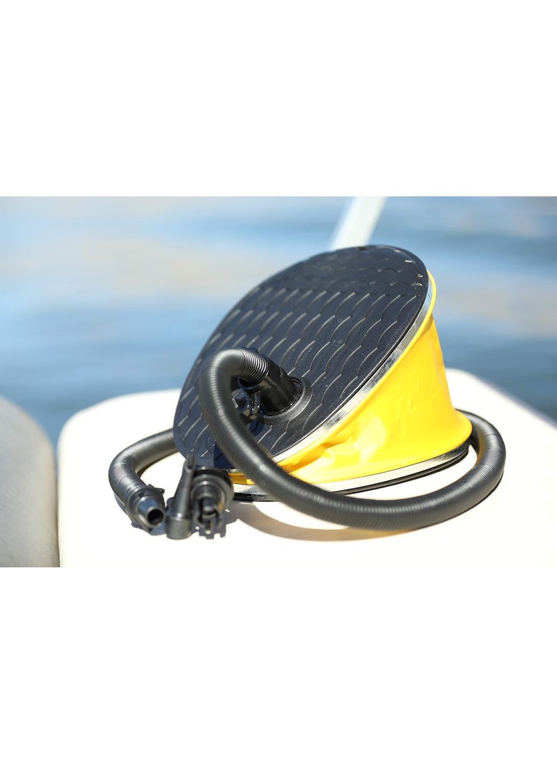 Airhead AIRHEAD Foot Pump Yellowblack 54 long hose  - Image 3