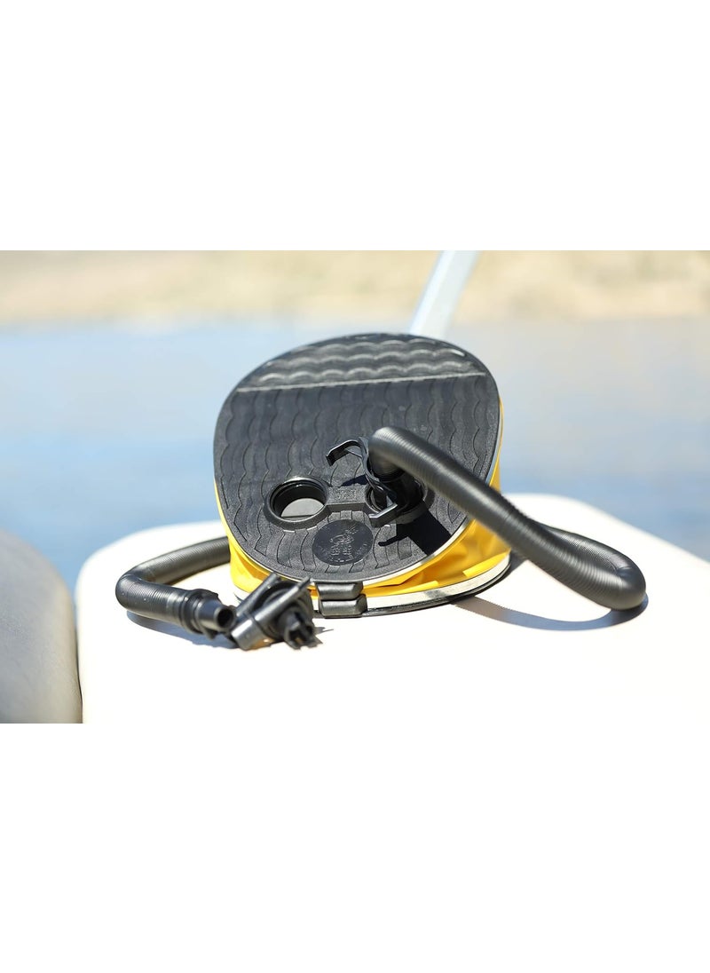 Airhead AIRHEAD Foot Pump Yellowblack 54 long hose  - Image 2