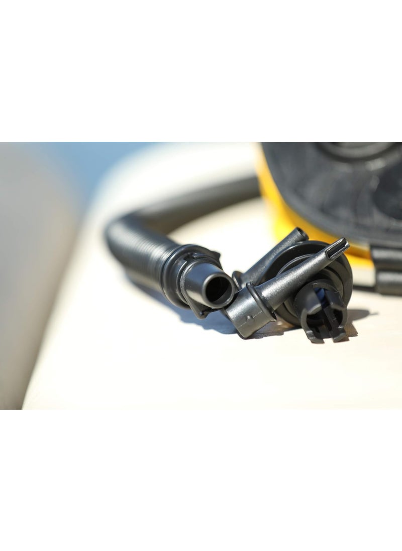 Airhead AIRHEAD Foot Pump Yellowblack 54 long hose  - Image 4