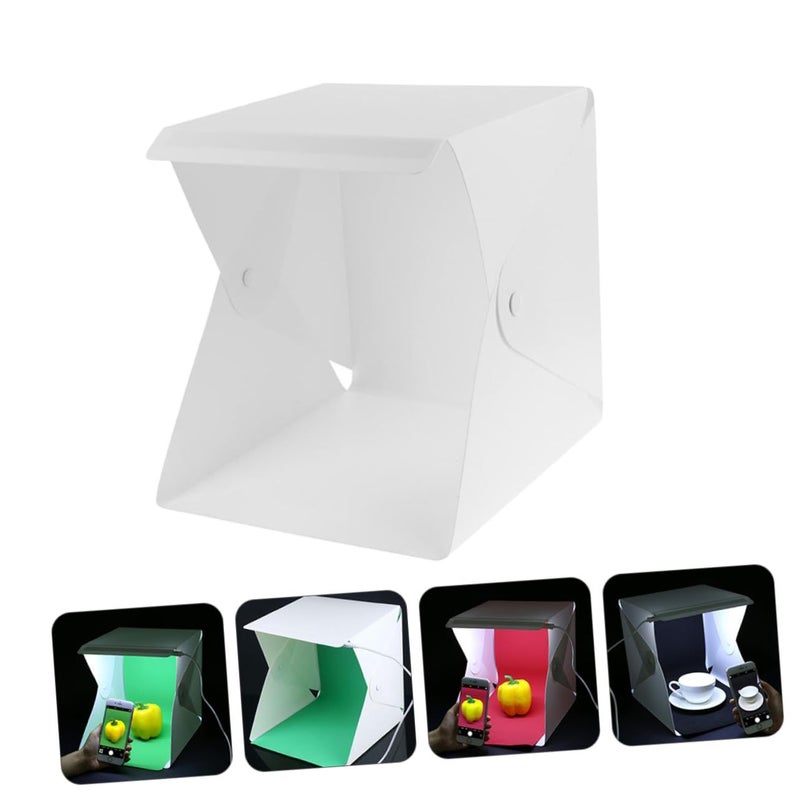 Lightweight Portable Led Photo Tent With Two Backdrops For Jewelry Toys - Image 4