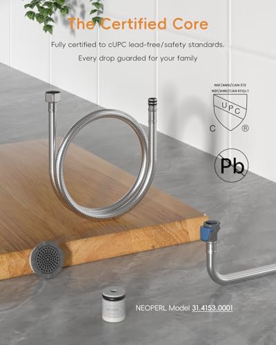 APPASO Bronze Touchless Kitchen Sink Faucet with PullDown Sprayer and Soap Dispenser Oil Rubbed Bronze Kitchen Faucet Touchless Single Handle High Arc Stainless Steel Faucets for 24 Hole Sink - Image 3