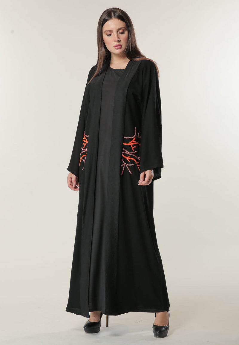 مويستريت عباية مطرزة مزينة كاجوال - Image 1