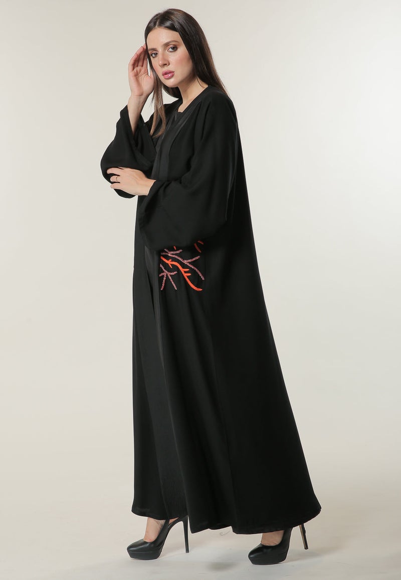 مويستريت عباية مطرزة مزينة كاجوال - Image 3