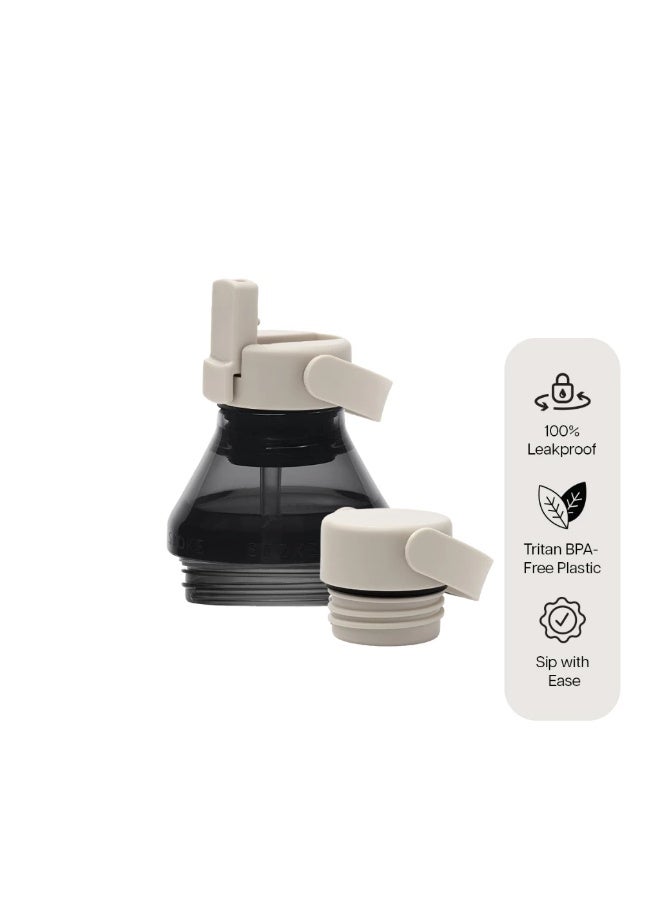 STTOKE NEW Coloured Hydrate+ Bottle Extension Base | Accessories | 150ml (5oz) (Mousse Taupe) - Image 1