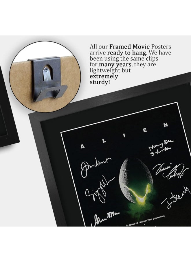 HWC Trading HWC Trading Alien Sigourney Weaver 16 x 12 inch Framed Gifts Printed Poster Signed Autograph Picture for Movie Memorabilia Fans - 16" x 12" Framed  - Image 5