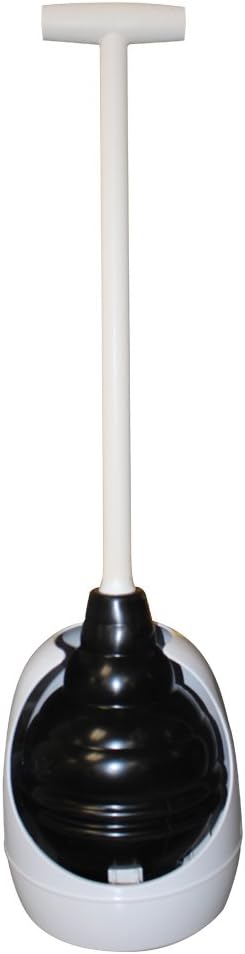 Korky Korky 954A Beehive Max Universal Toilet Plunger and Holder  Fits all Old and New Toilets  Powerful Plunge  Easy Grip THandle  Made in USA  - Image 1