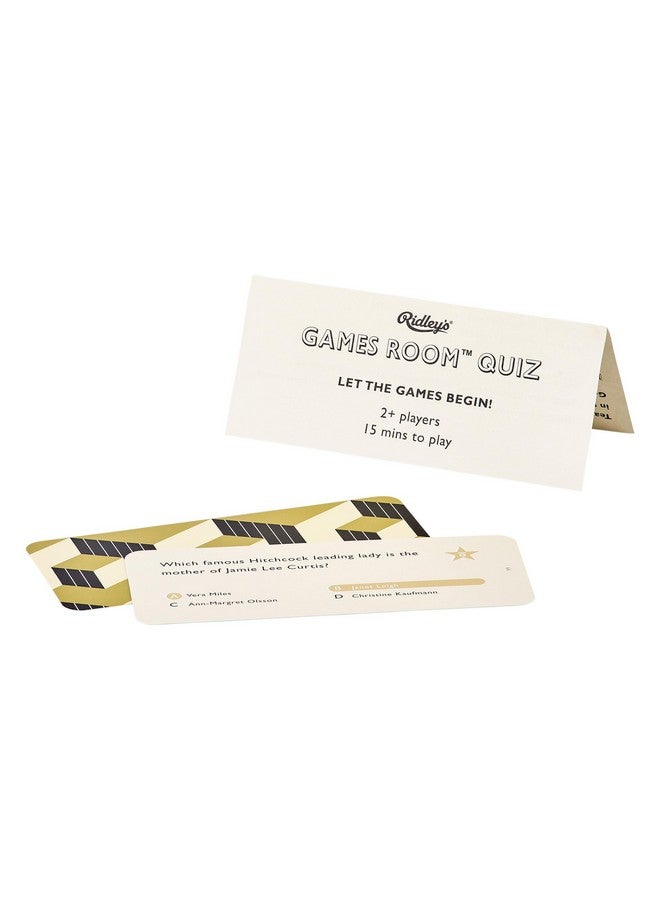 Ridley's Games Room Celebrity Quiz Trivia Card Game - Trivia Games for Adults and Kids - 2+ Players - Includes 140 Unique Question Cards - Fun Quiz Cards That Make a Great Gift - Image 3