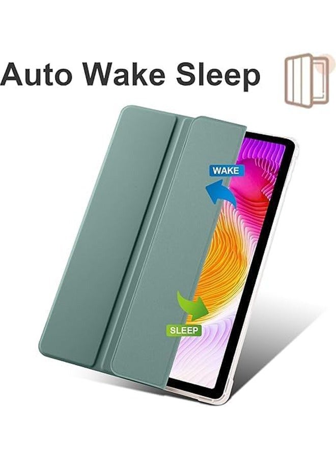 Smart cover Compatible with Honor Pad 9 12.1inch 2024, PU+TPU ultra-thin and ultra soft leather case, automatic sleep/wake/slot with pen holder - Image 2