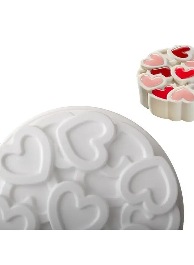 Silicone Heart Cake Mold Oven Safe Baking Tool Single Rotating Love - Image 5