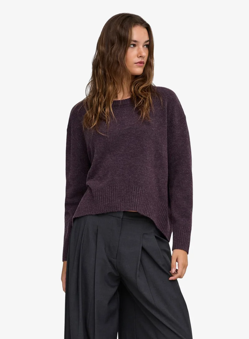 Onlalivia Long Sleeve High-Low Knit Sweater
