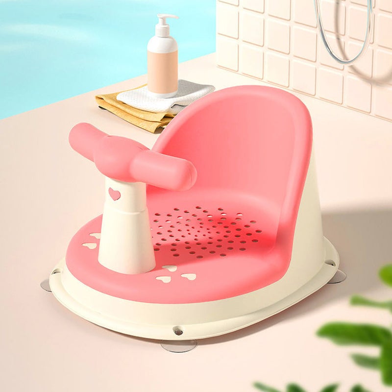 🚽 كرسي استحمام مريح بمقعدين بألوان متنوعة مناسب للحمام مع دعم مانع للانزلاق - Image 4