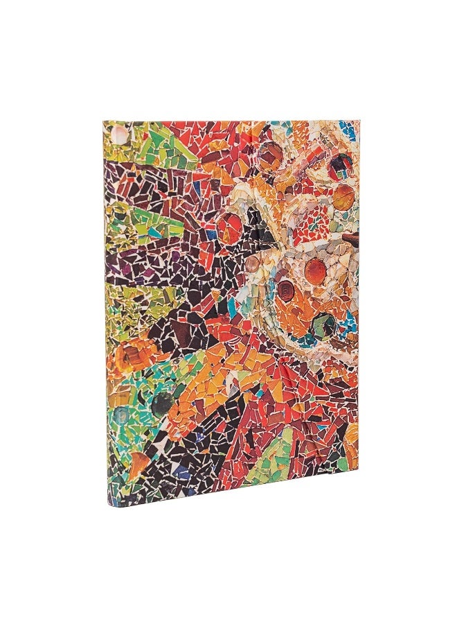 Gaudi’s Sun (Gaudi’s Mosaics) Ultra Unlined Hardback Journal (Wrap Closure) 