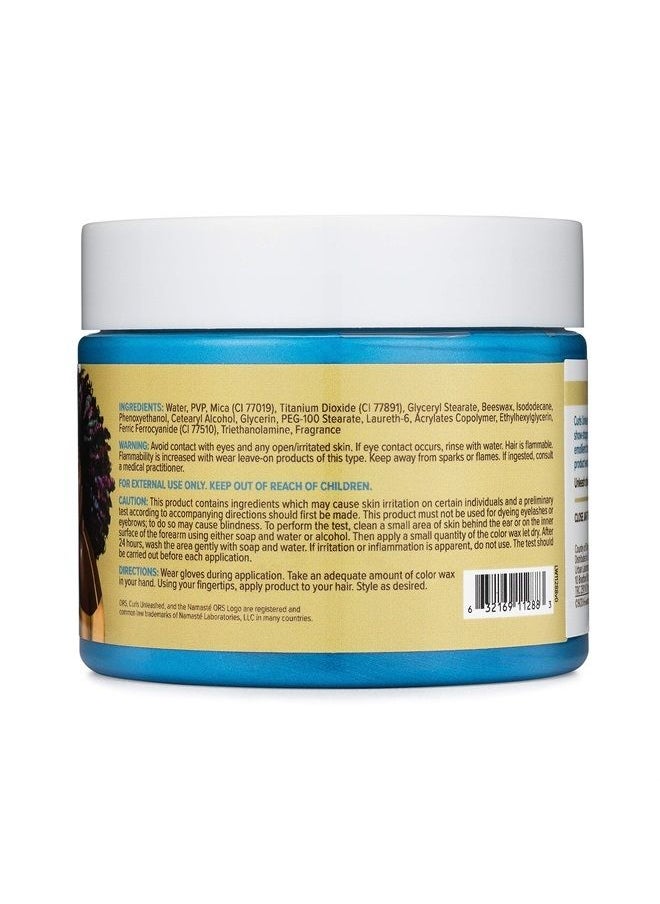 Curls Unleashed - ORS Curls Unleashed Color Blast Hair Wax, Temporary Curl Defining Wax, Bodacious Blue, (6.0 oz) - Image 1
