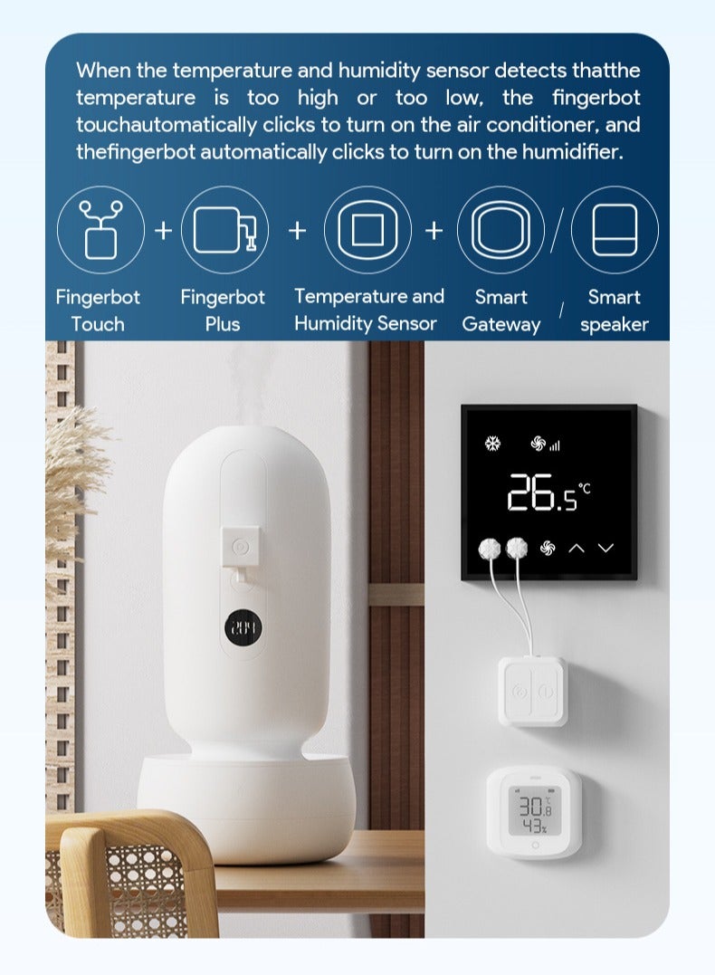 Smart Remote Touch Screen Finger Robot with Dual Bluetooth Control, Timer Setting, and 500mAh Battery – Ideal for Smartphones, Tablets, and Smart Home Devices - Image 5