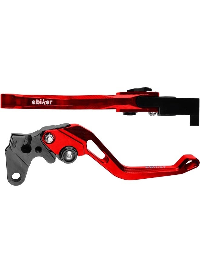 EBIKER Red Clutch Brake Lever Set - Image 2