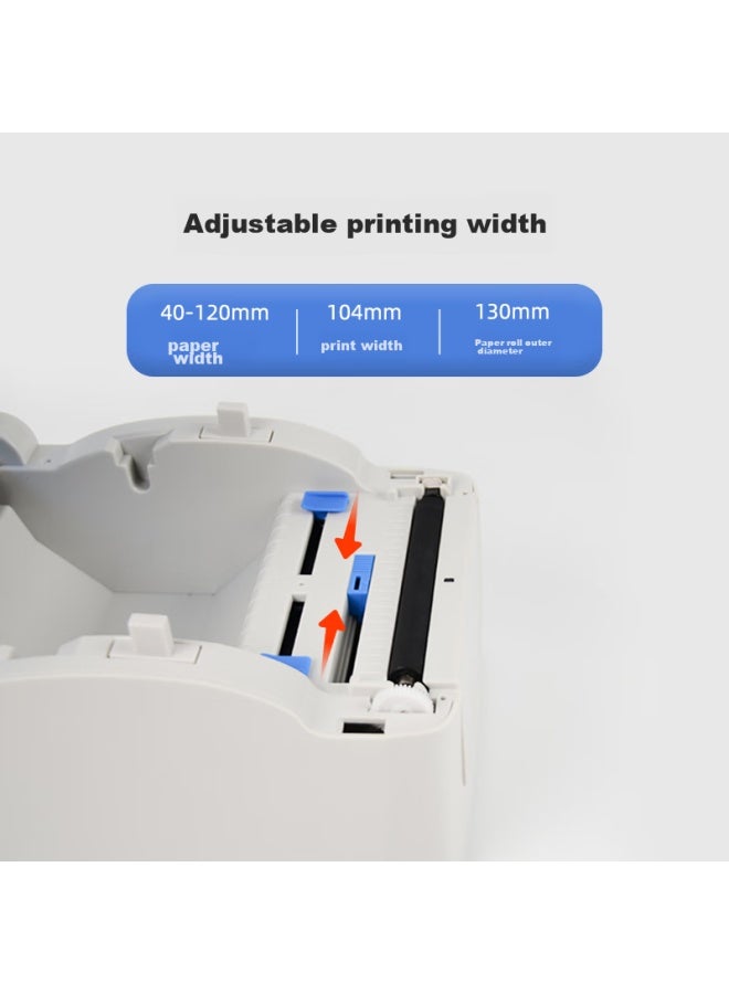 Gprinter Gp-1324d Thermal Label Printer Computer Usb Version Express Shipping Label Sticker Clothing Retail Warehouse Logistics Barcode Printer - Image 2