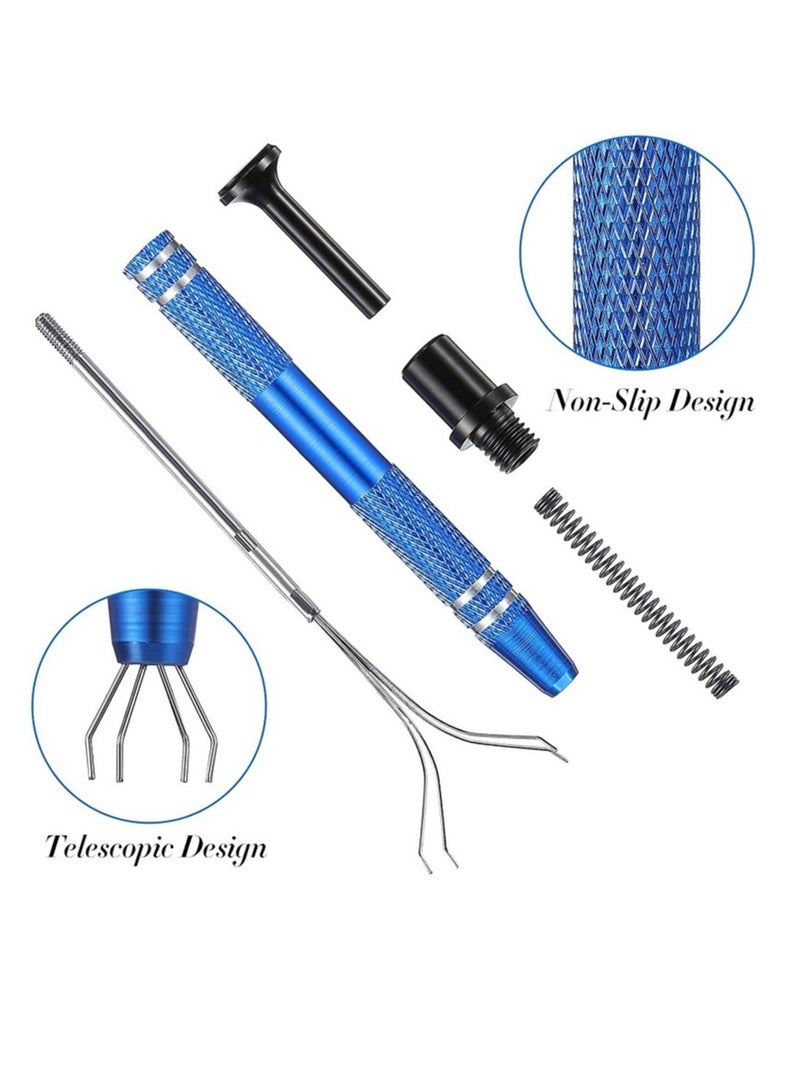 AROAQ Electronic Component Grabber, Stainless Steel Piercing Ball Grabber Tool, Non Slip Design Screw Picker Pick Up Pen, Small Chip Grabber For Tiny Objects IC Chips Electronic Components, (1pc, Black)  - Image 3