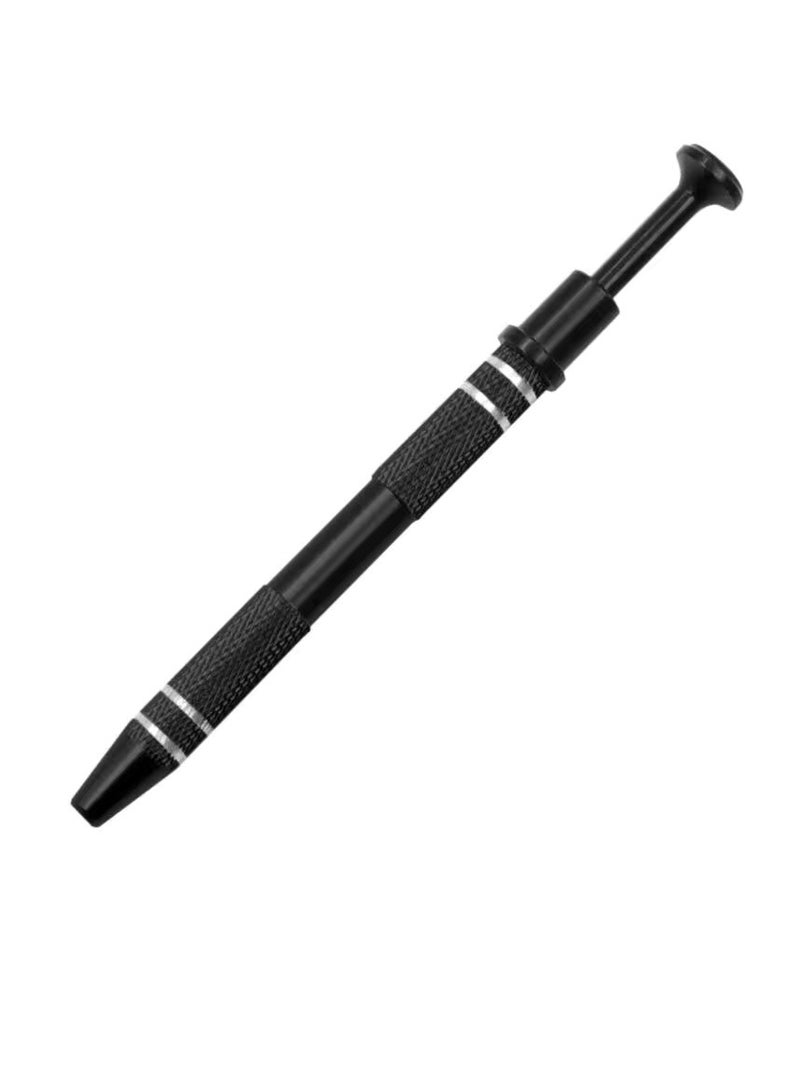 AROAQ Electronic Component Grabber, Stainless Steel Piercing Ball Grabber Tool, Non Slip Design Screw Picker Pick Up Pen, Small Chip Grabber For Tiny Objects IC Chips Electronic Components, (1pc, Black)  - Image 1