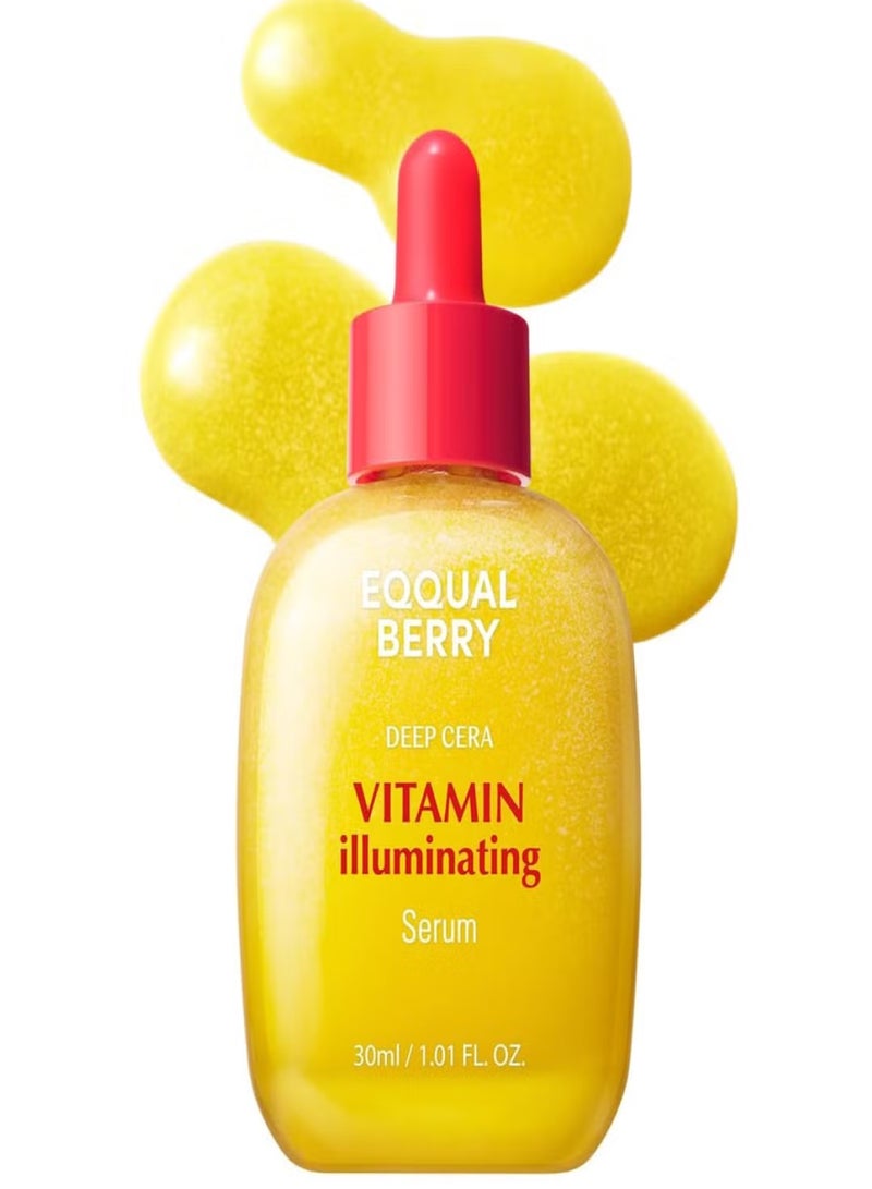 إيكوالبيري فيتامين مصل الإضاءة - مصل فيتامين سي الإضاءة مع نياسيناميد يقوي حاجز الجلد يهدرات باستخدام السيراميد وحمض الهيالورونيك ، 1.01 أوقية / 30 مل - Image 1