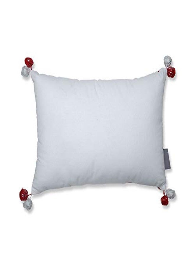 بيلو بيرفكت وسادة زينة من Pillow Perfect بتصميم شاحنة وأشجار، مقاس 12 × 18 بوصة، أحمر/أبيض/فضي - Image 5