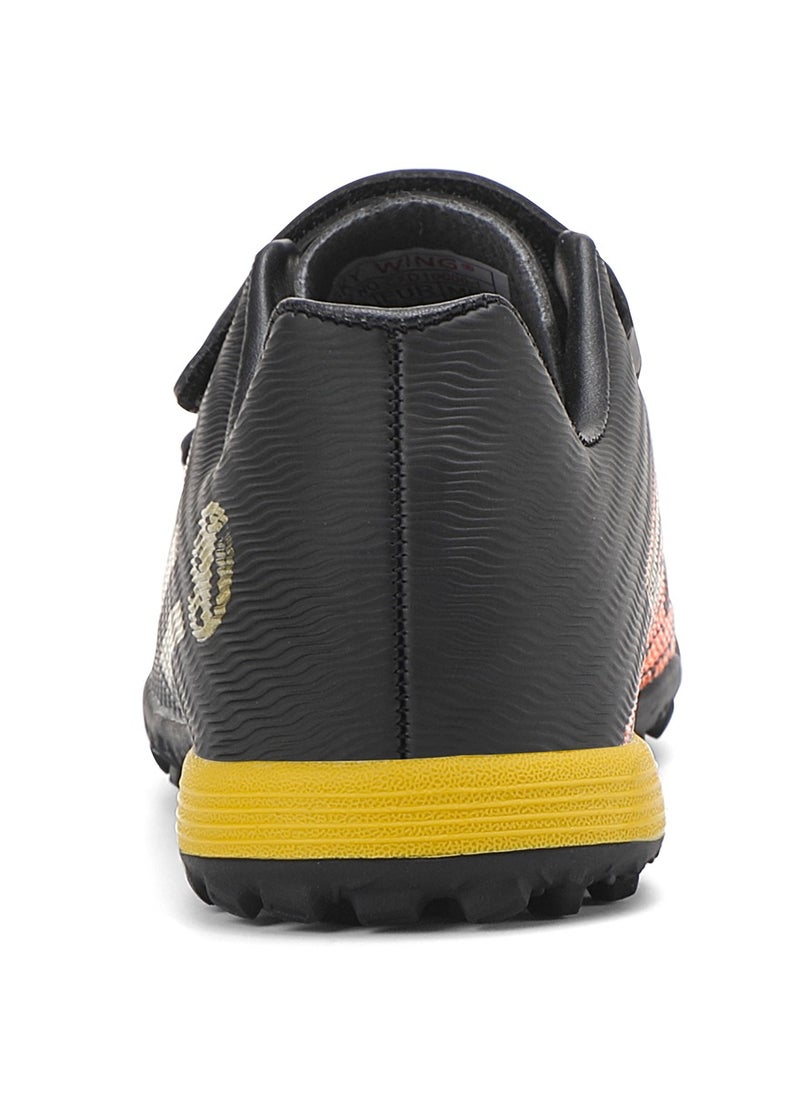 SKY WING SKY WING Boys And Girls Soccer Cleats IC Or IN Sole Hook And Loop Soccer Shoes For Unisex Kid Indoor Outdoor Hook & Loop Football Shoes Suitable Little Kid And Big Kid  - Image 4