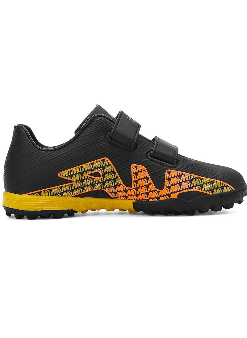 SKY WING SKY WING Boys And Girls Soccer Cleats IC Or IN Sole Hook And Loop Soccer Shoes For Unisex Kid Indoor Outdoor Hook & Loop Football Shoes Suitable Little Kid And Big Kid  - Image 2