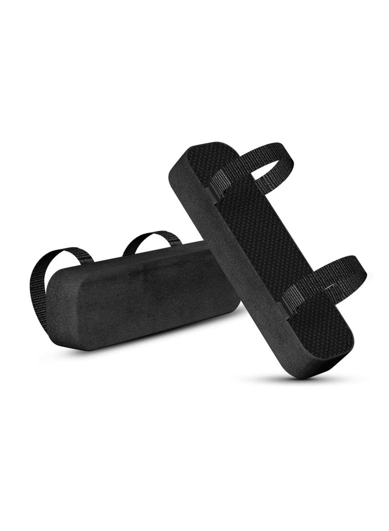 Y&D Ergonomic Memory Foam Office Chair Armrest Pads, 2 Pack Padded Cushion Pads Comfy Gaming Arm Rest Covers for Elbows and Forearms Pressure Relief Set of - Image 1