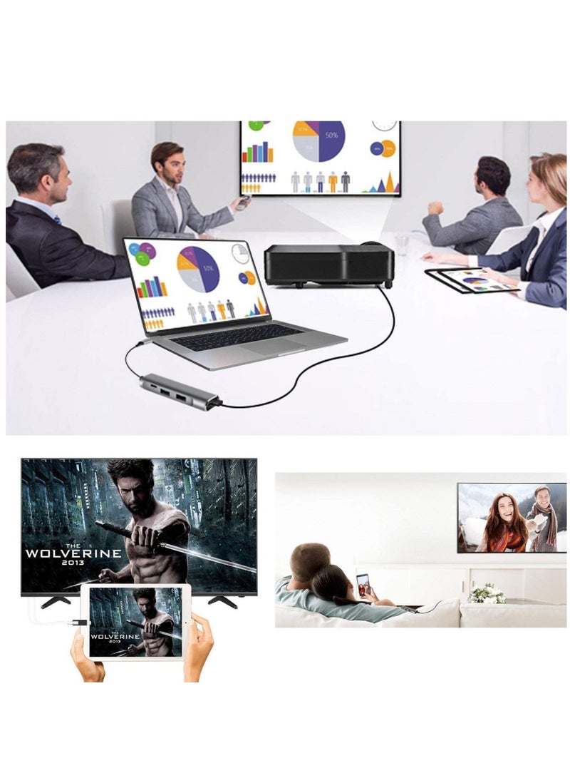 SOLARAE Switch Dock for Nintendo Switch/Switch OLED, Portable 4K HDMI Docking Station Replacement for Nintendo Switch Travel TV Docking Station with Full-Featured USB-C to USB-C Cable - Image 5