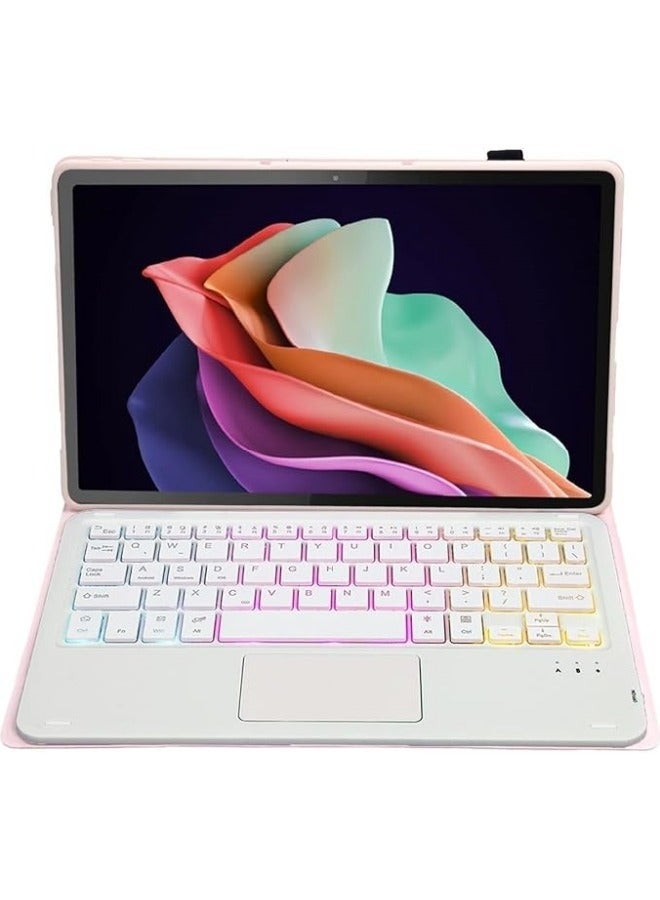 Touchpad Keyboard Case Compatible with Huawei MatePad Pro 13.2inch 2023, Magnetic Removable Wireless Colorful Backlit Cover - Image 2