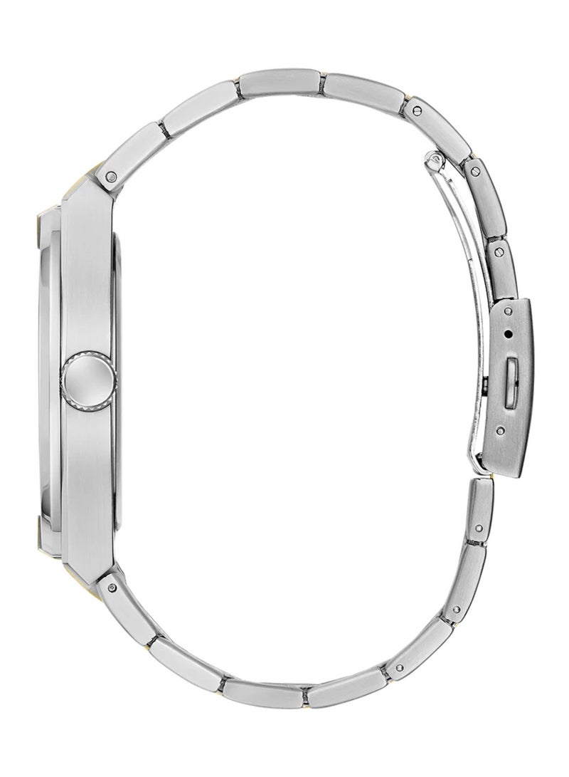 GUESS Men’s Analog Two Tone Stainless Steel Band Watch GW0661G1 - 44mm - Image 3