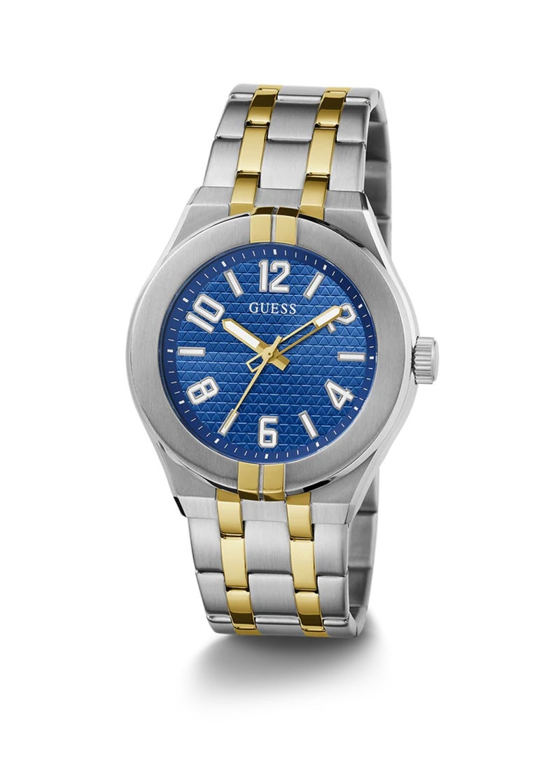 GUESS Men’s Analog Two Tone Stainless Steel Band Watch GW0661G1 - 44mm - Image 5