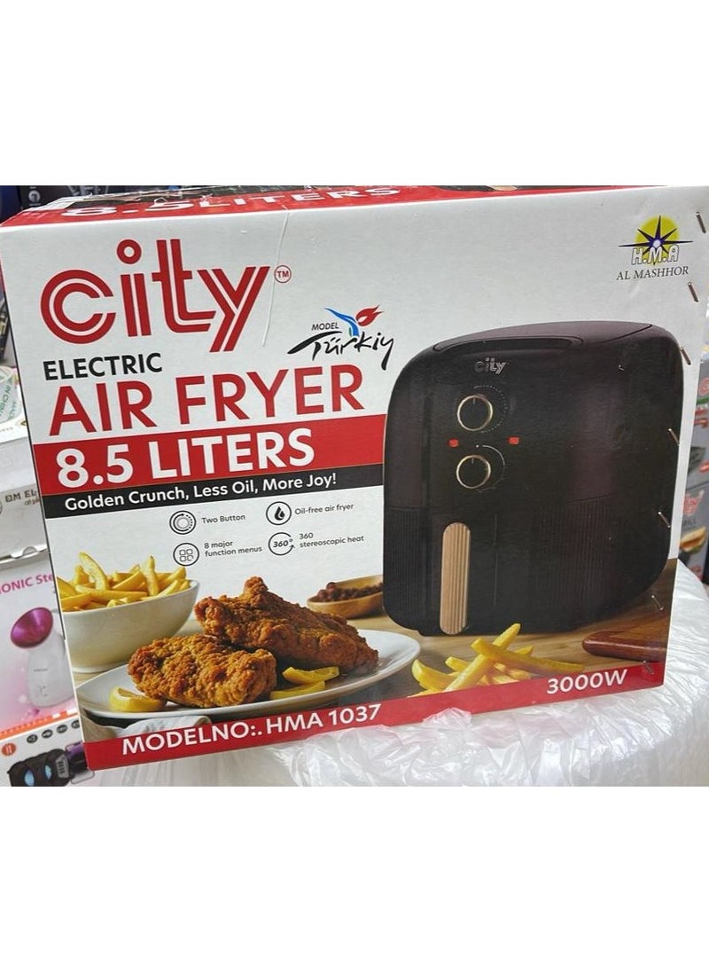 8.5L Air Fryer Easy Temperature and Timer Control Healthy and Delicious Cooking Experience - HMA 1037
