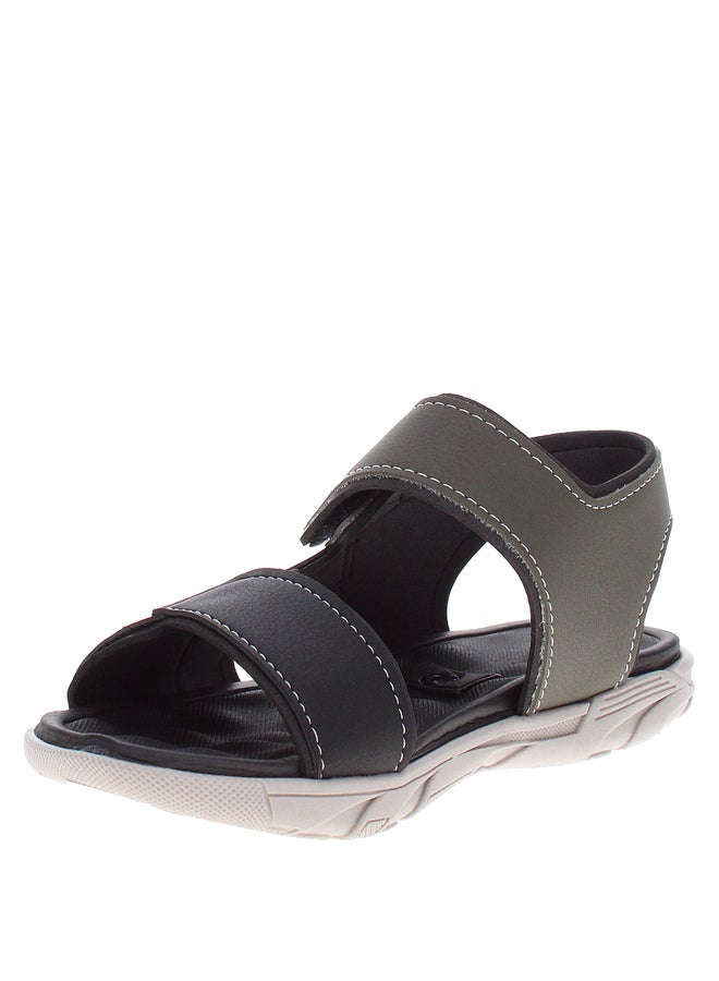 MOLEKINHO Back Strap Flat Sandals with Hook and Loop Closure - Image 3