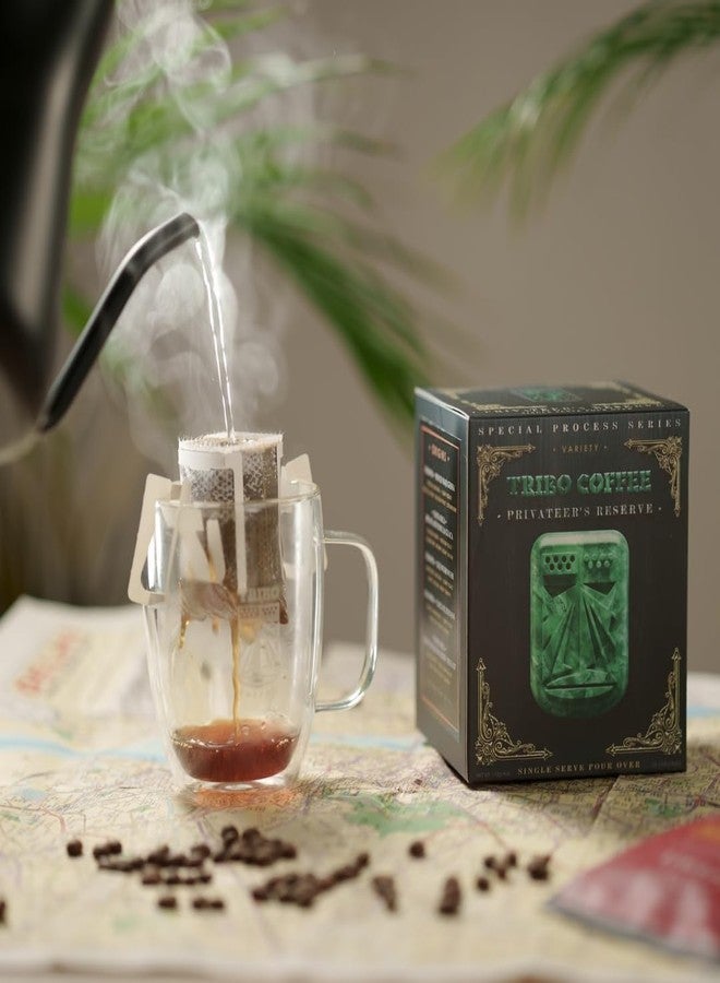 Tribo Coffee Single-Serve Portable Pour Over Drip Coffee - Privateer's Reserve Variety - 5 Servings (Light - Medium Roast) - Image 5