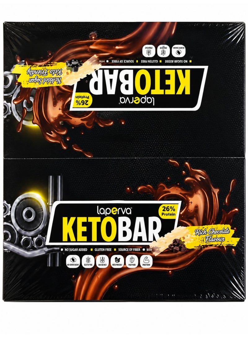 Laperva Keto Bar White Chocolate and Blueberry Low Carb, High Fiber, Vegetarian, Gluten-Free, No Added Sugar, Trans Fat Free, and Keto Friendly (Box of 20 Bars) - Image 3